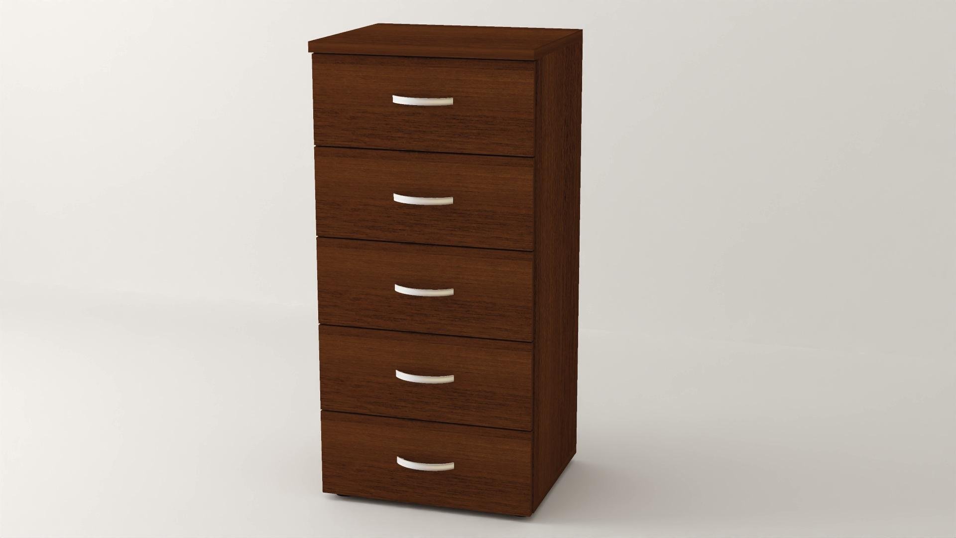 Комод Алекса ВК-5 50х38х90 см Орех лесной