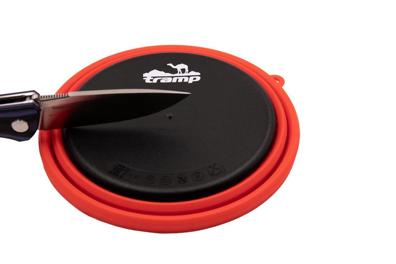 Тарелка Tramp силиконовая с пластиковым дном 550 мл Terracota (TRC-123-terracota) - фото 4