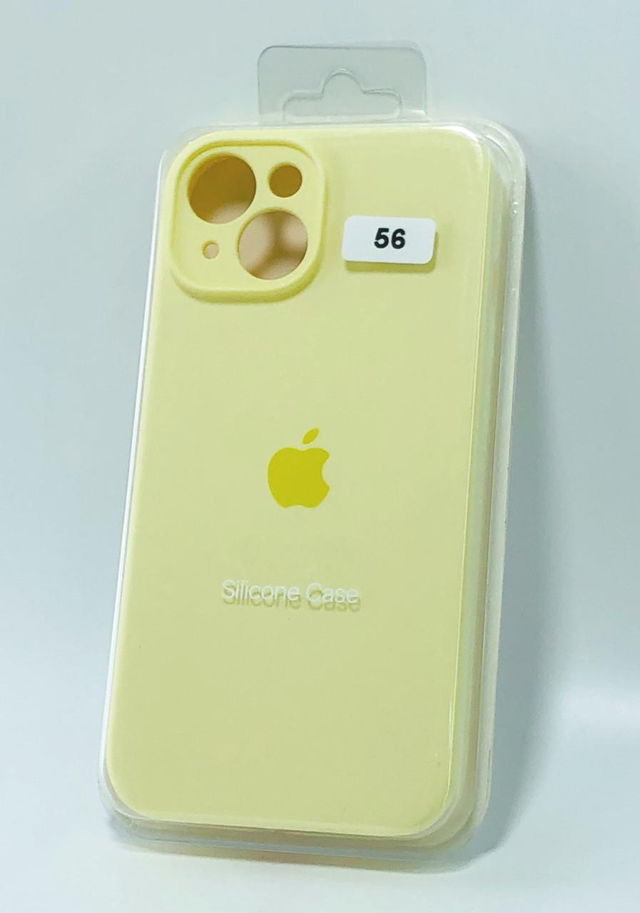 Чохол для телефону iPhone 15Plus Silicone Case FULL Camera №56 melon