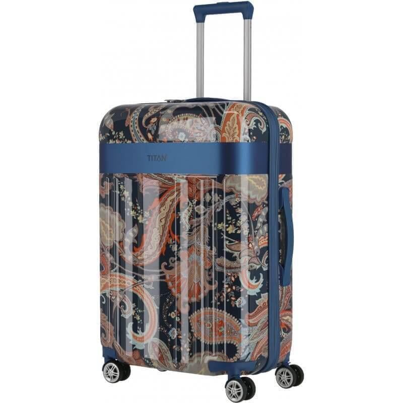 Чемодан на 4 колесах Titan Spotlight Flash M 69 л Paisley Blue (Ti831405-20) Чемодан на 4 колесах Titan Spotlight Flash M 69 л Paisley Blue (Ti831405-20)