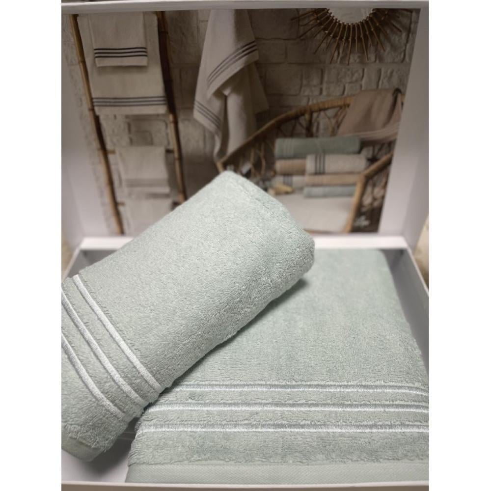 Набор полотенец Tivolyo Home Line Su Yesil 50х100/75х150 см Зеленый