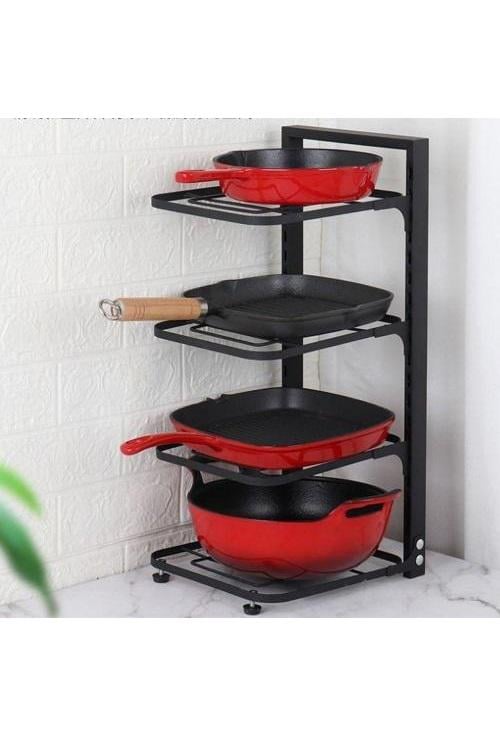 Полиця-органайзер кухонний під каструлі R94694 53х22х26 см - фото 2 Полиця-органайзер кухонний під каструлі R94694 53х22х26 см - фото 2