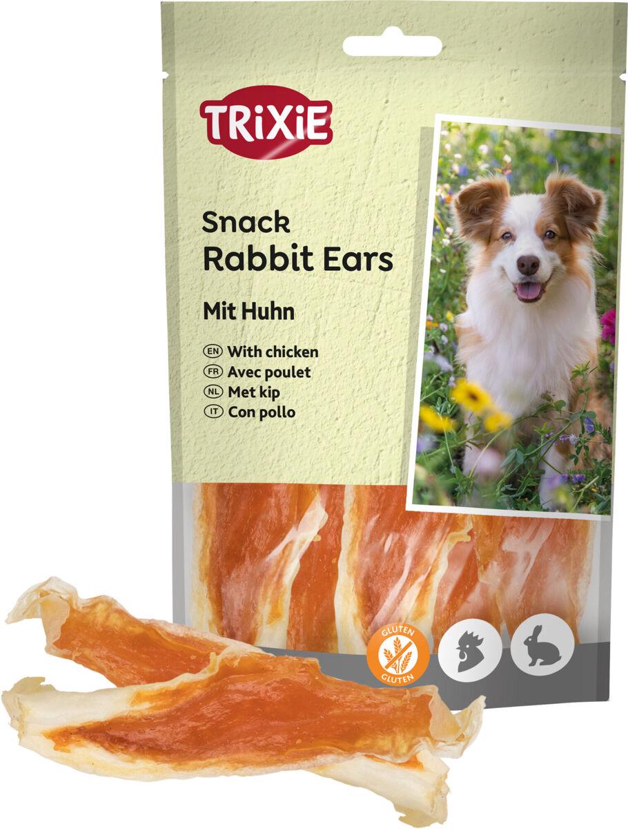 Лакомства для собак Trixie со вкусом кроличьих ушей 100 г Лакомства для собак Trixie со вкусом кроличьих ушей 100 г