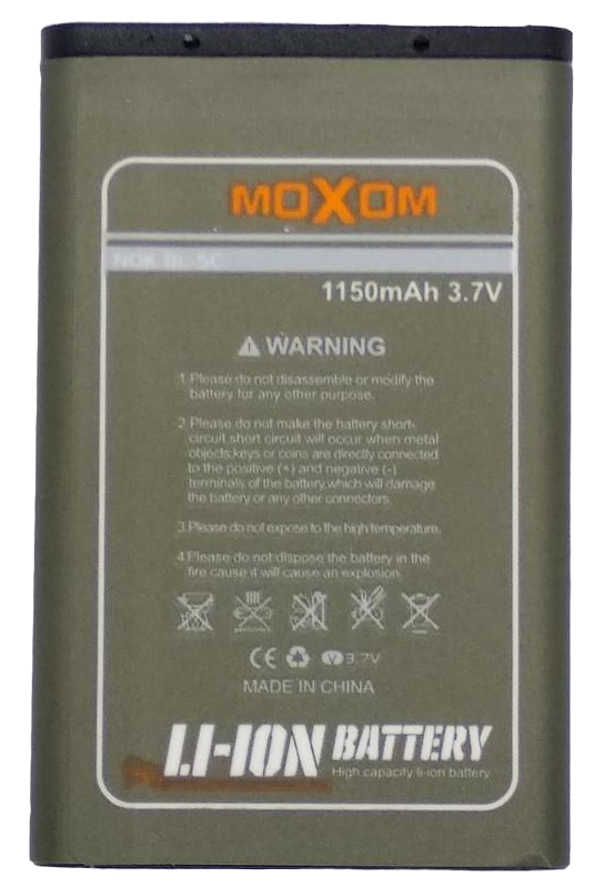 Аккумулятор Moxom для Nokia BL-5C 1150 mAh (1278796131)