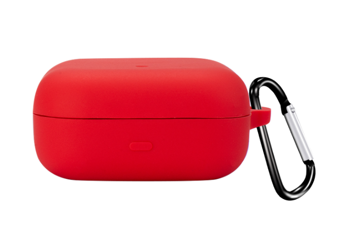 Чехол-накладка DK Silicone Candy Friendly с карабином для Realme Buds Air 3S Red