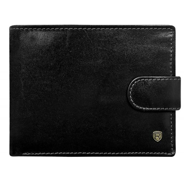 Мужское кожаное портмоне Rovicky N992L-RVT Черный