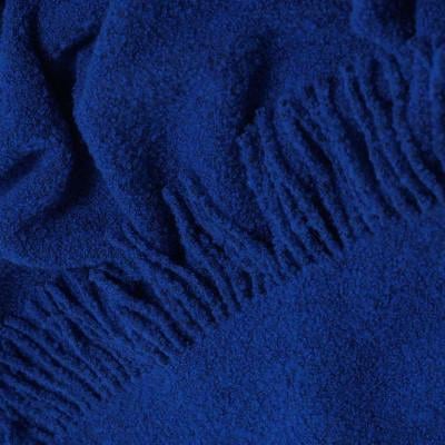 Плед букле 130х200 см Ярко-синий - фото 2 Плед букле 130х200 см Ярко-синий - фото 2