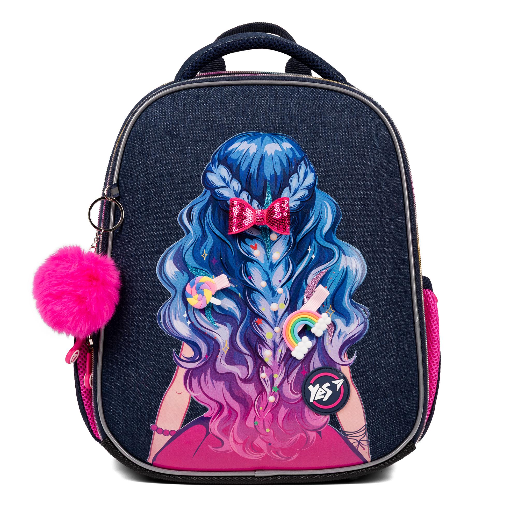 Каркасний рюкзак YES Beautiful Hair H-100 - фото 8 Каркасний рюкзак YES Beautiful Hair H-100 - фото 8