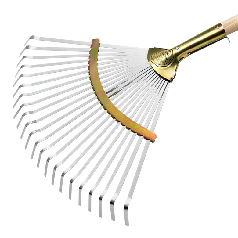 Грабли для сада раздвижные 18 прутьев без ручки (45054)