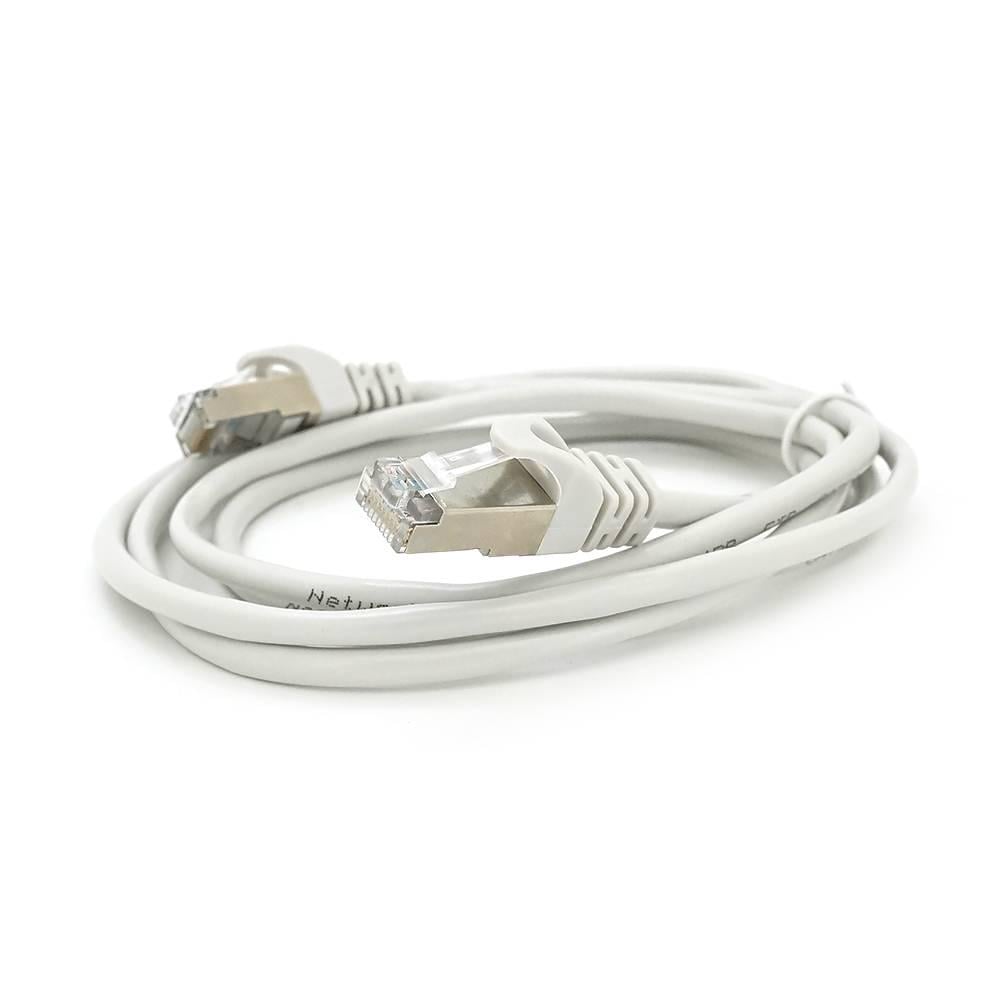 Патч-корд литий Merlion FTP RJ45 Cat,5e 1,5 м CU Q200 Сірий