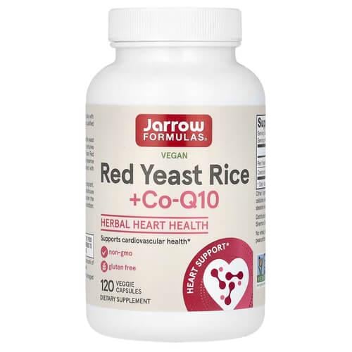 Рис красный Jarrow Formulas Red Yeast Rice + Co-Q10 120 Capsules (JRW-33001)