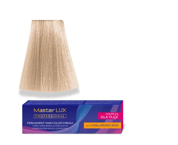 Крем-краска для волос стойкая Master LUX 10.8 60 мл Яркий жемчужный блонд
