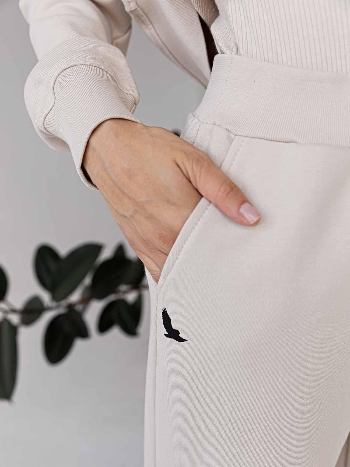 Штани жіночі базові FROMUS XXL Айворі (2568-57) - фото 4 Штани жіночі базові FROMUS XXL Айворі (2568-57) - фото 4