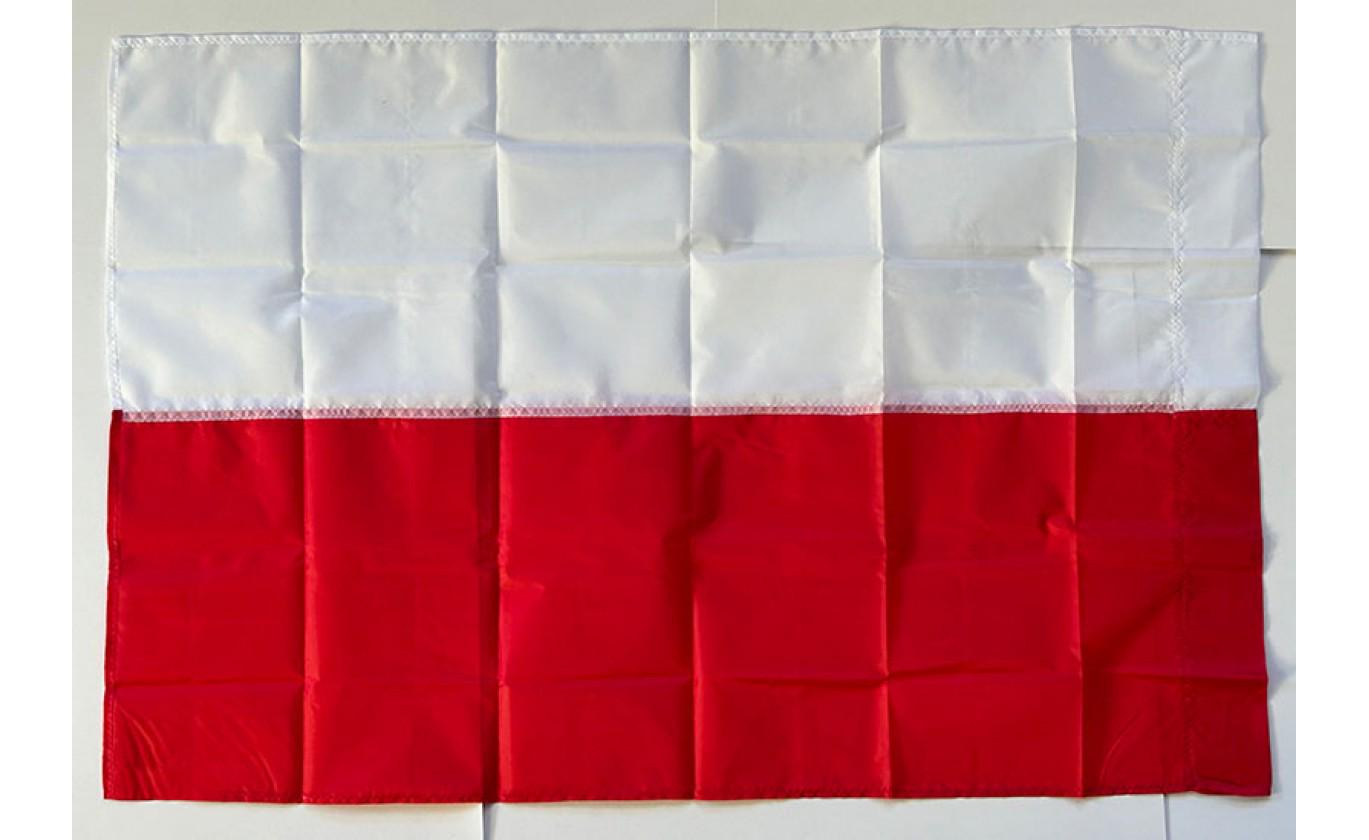 Прапор Польщі нейлон 90х135 см (П6)