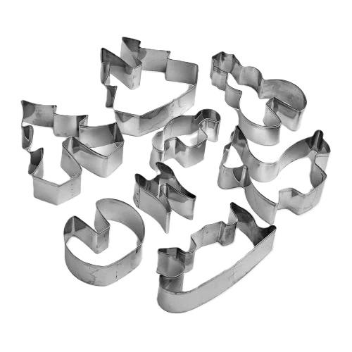 Набор форм для печенья Stenson R90171 Winter 3D 8 шт. (14069974)