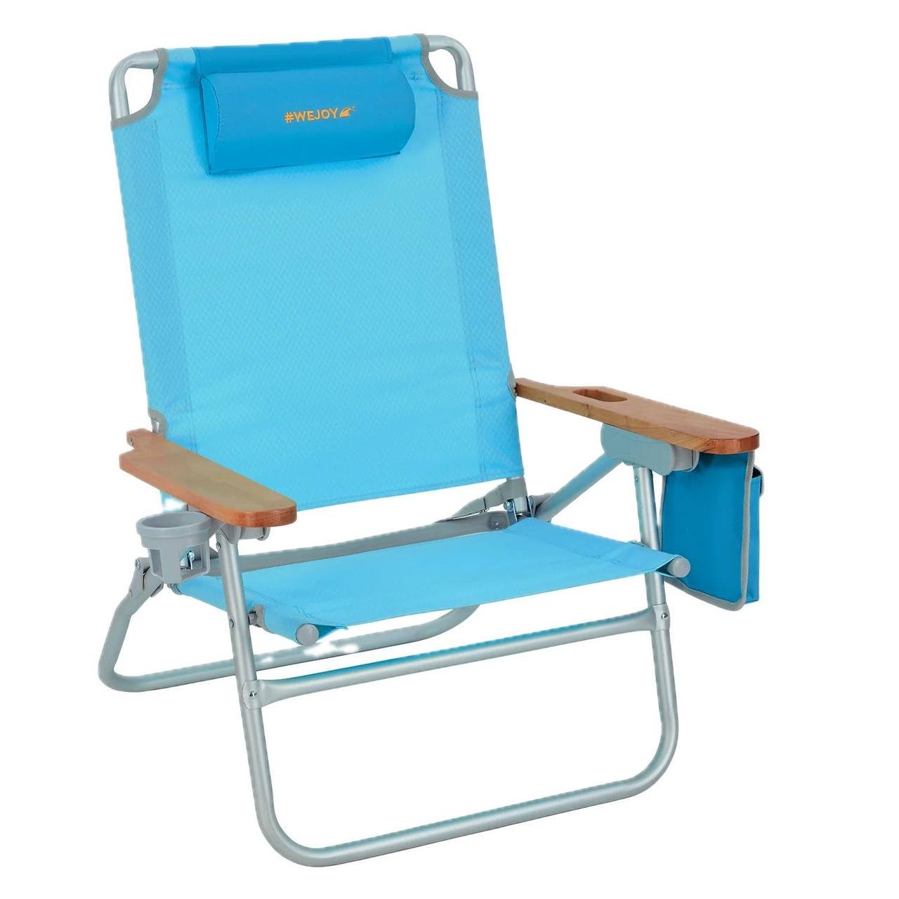 Пляжный стул с регулируемой спинкой Wejoy L WF2207 Blue (WF2207_BLUE)