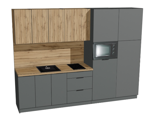 Кухня 2150х2850х600 мм (EAN-31)