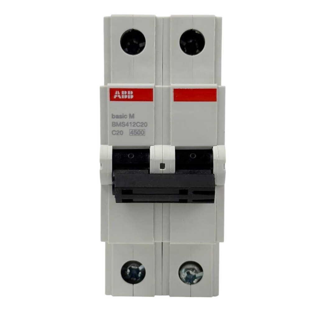 Автоматический выключатель ABB basic M 2P C20 (2CDS642041R0204)