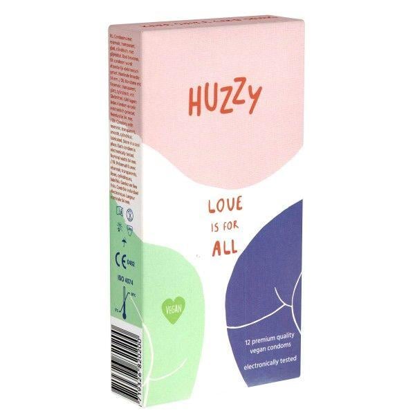 Презервативи латексні Huzzy зі змазкою на основі силікону 12 шт. (HUZ-0200)