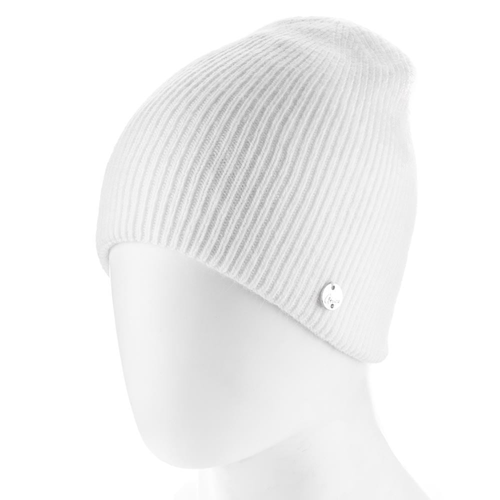 Шапка женская Atrics WH862 зимняя двойная Белый