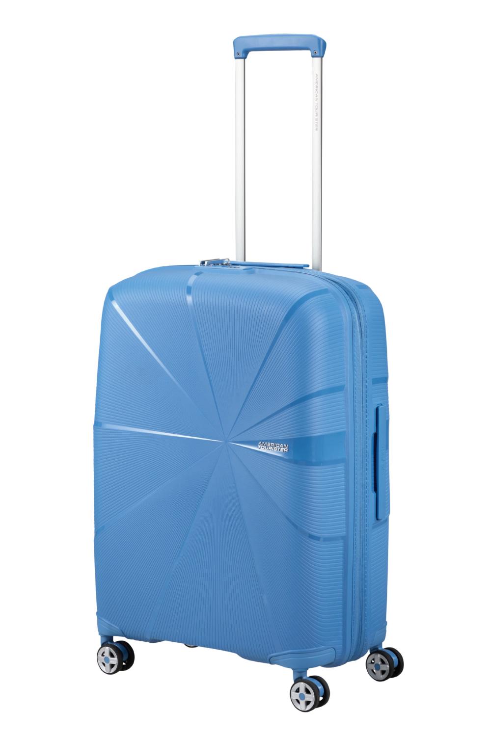 Чемодан American Tourister STARVIBE 67х46х27/30 см Голубой (MD5*01003) - фото 15