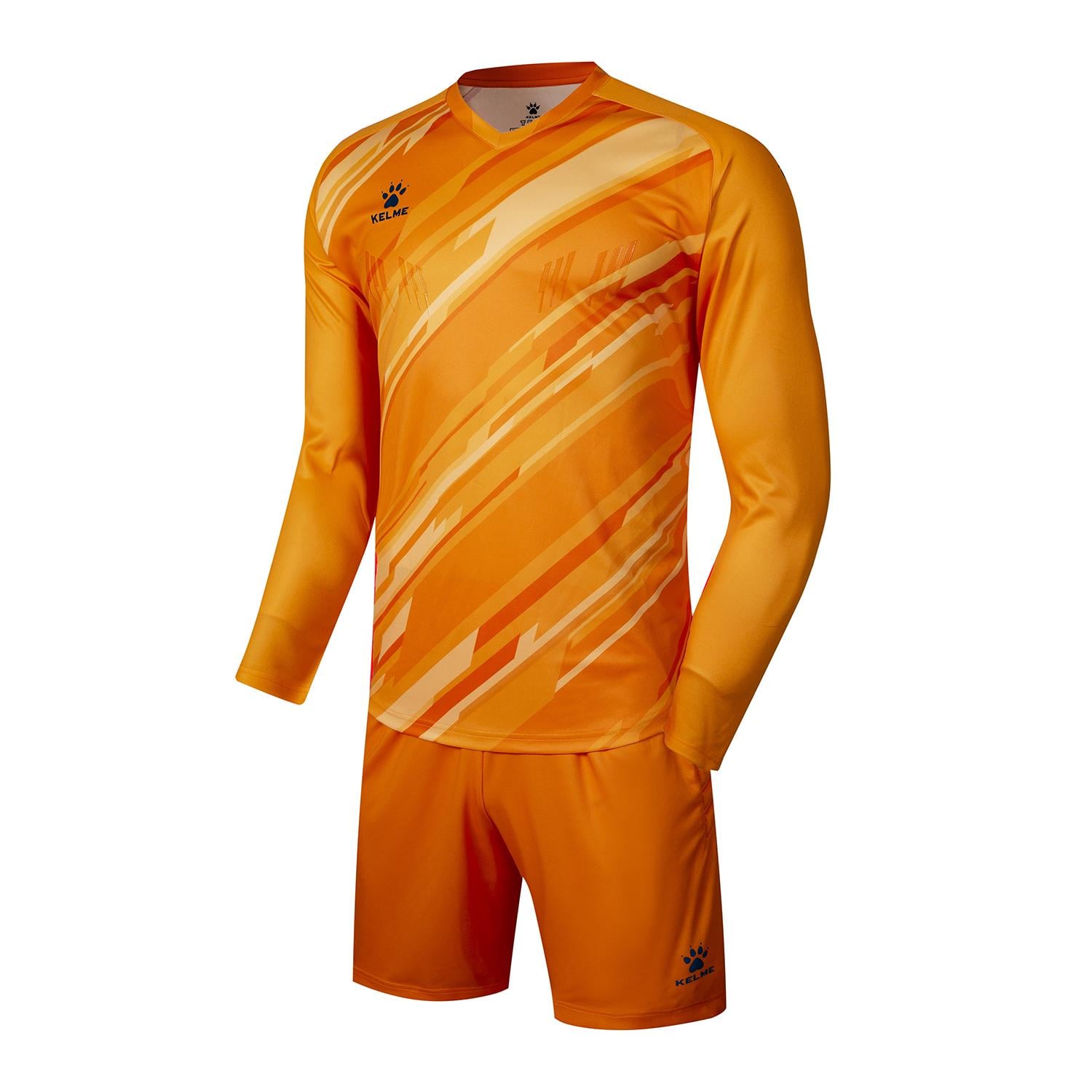 Комплект вратарской формы детский Kelme д/р р. 140 Оранжевый