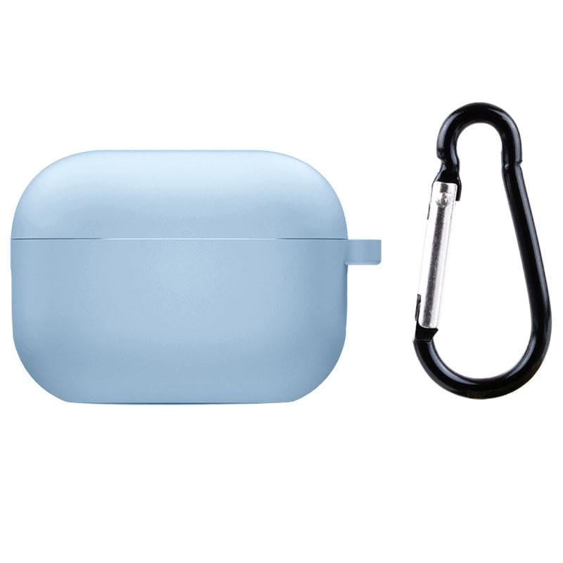 Футляр силіконовий Epik для навушників Airpods 4 з мікрофіброю Блакитний/Lilac Blue (00000075783_7)