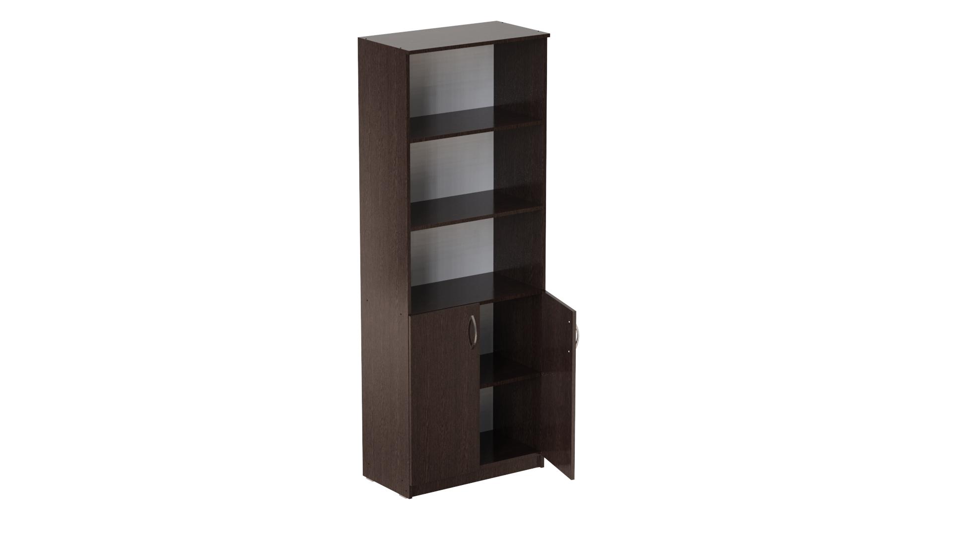 Шкаф Ferrum-decor Анжело на 5 полок с 2 дверями ДСП 16 мм 1900x800x380 мм Венге Магия (FRD-105063)