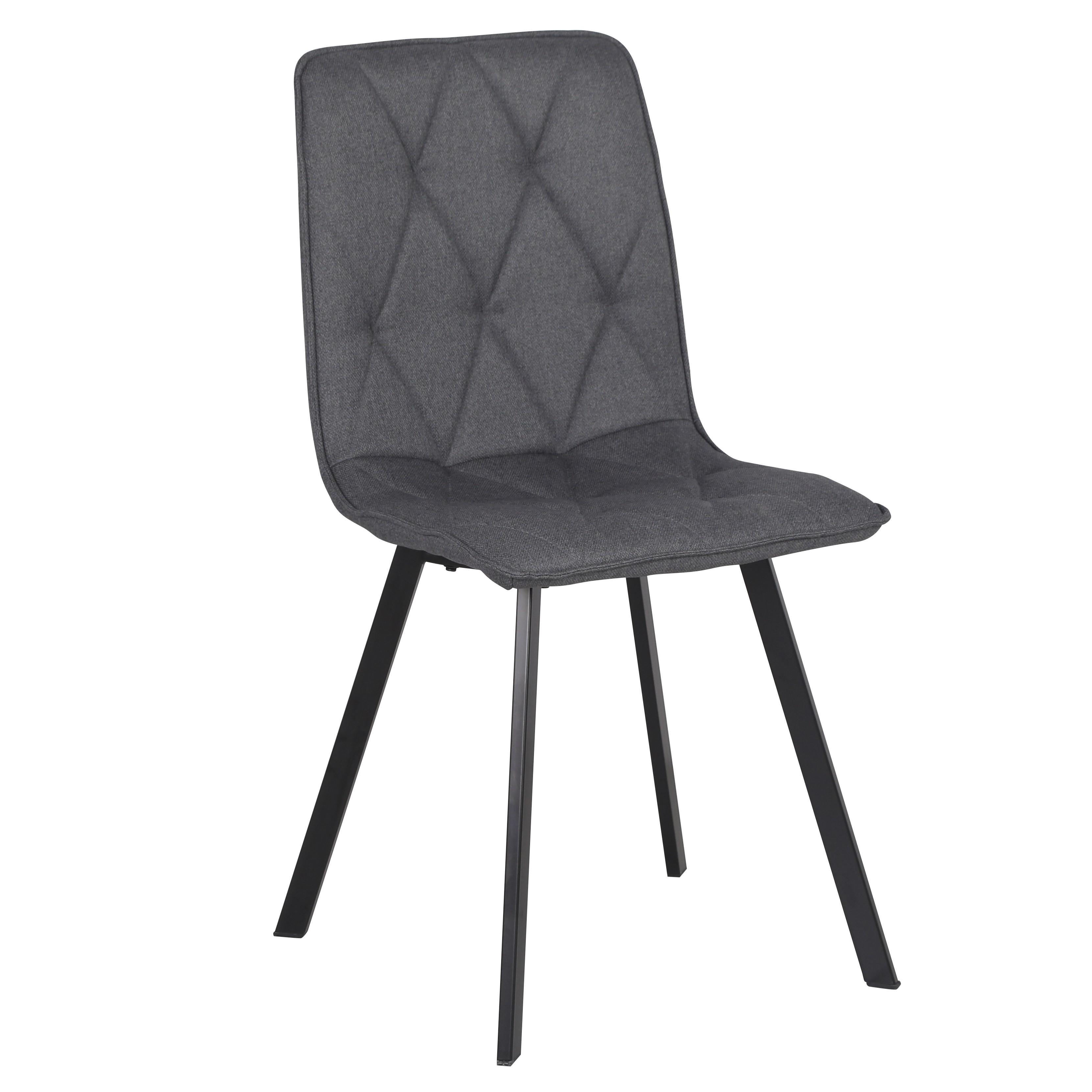 Стул кухонный Intarsio COREY TEX Черный/Серый (20316612) Стул кухонный Intarsio COREY TEX Черный/Серый (20316612)