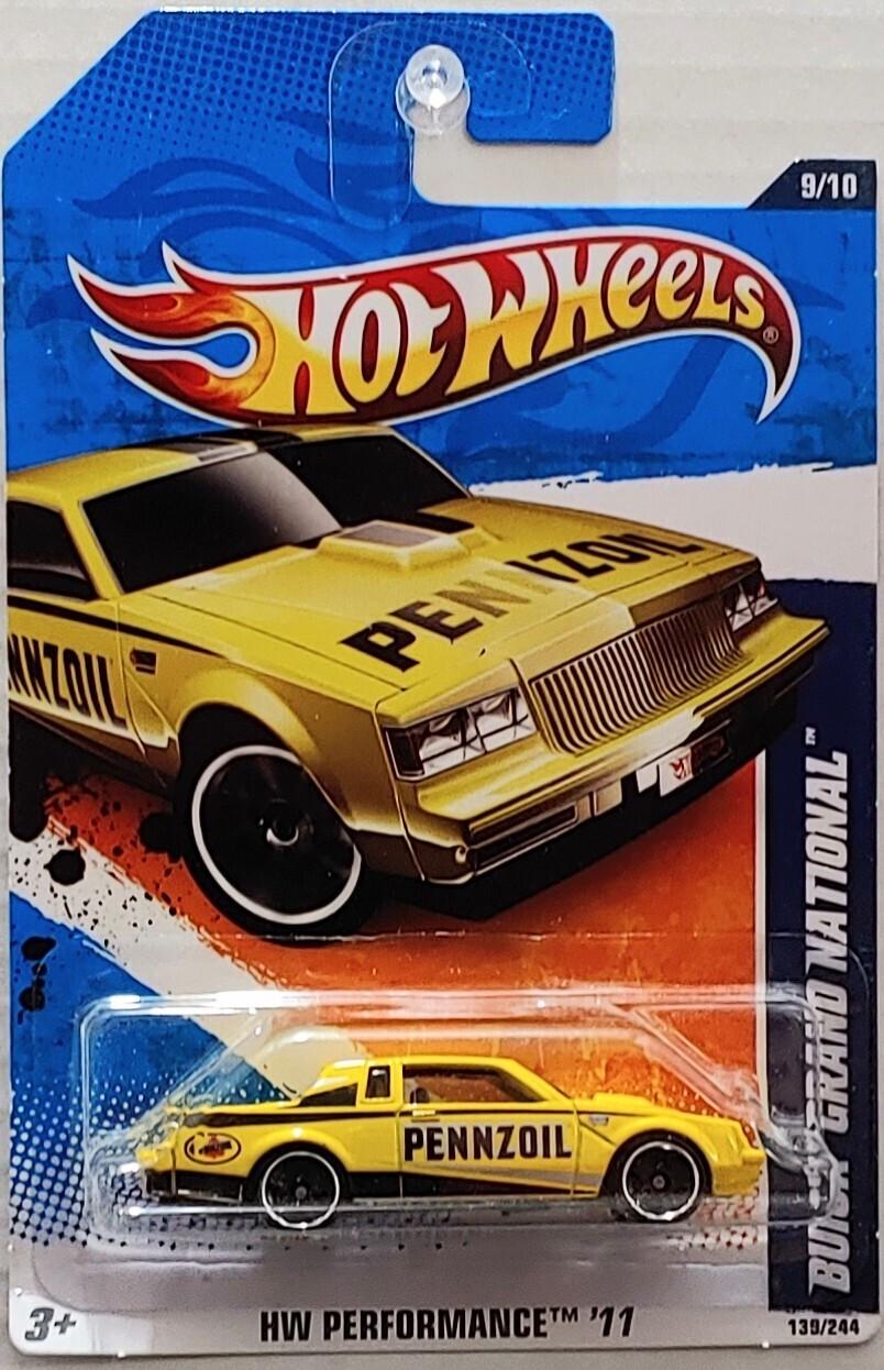 Игрушечная машинка Hot Wheels Buick Grand National 2011 Performance №139 Pennzoil (T9846)