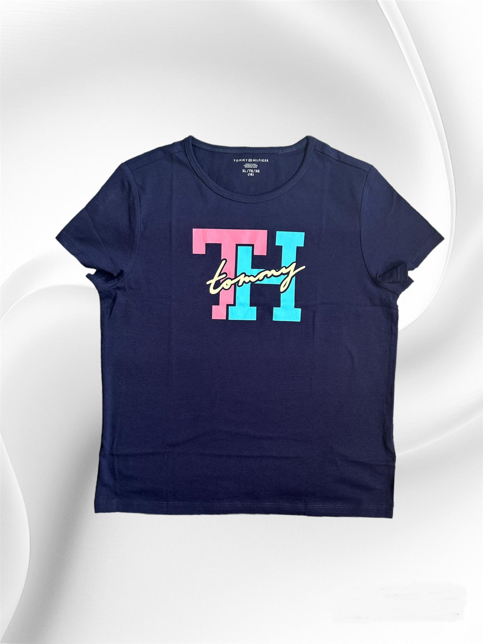 Футболка Tommy Hilfiger XS 4/5 лет 104-110 см Синий (001260-1)