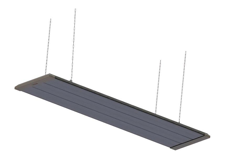 Инфракрасный обогреватель HSteel IAH потолочный механический 4000 Вт 48 м2 Серый (IAH4000S)