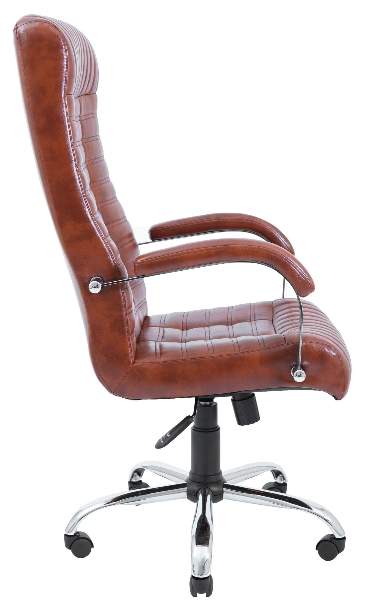 Кресло Provence Титан Whiskey хром М2 AnyFix Коричневый - фото 3 Кресло Provence Титан Whiskey хром М2 AnyFix Коричневый - фото 3