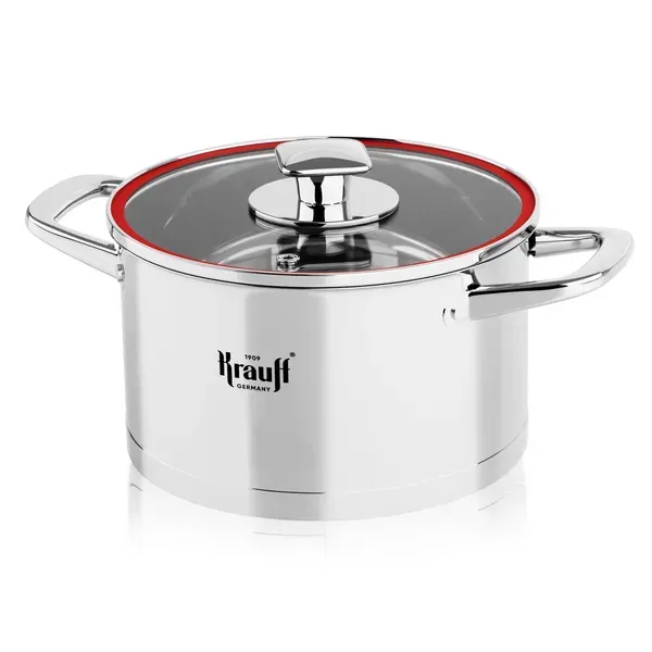 Набор кастрюль Krauff Prime Chef со сковородой München 24 см и щипцами (55-333-446) - фото 3 Набор кастрюль Krauff Prime Chef со сковородой München 24 см и щипцами (55-333-446) - фото 3