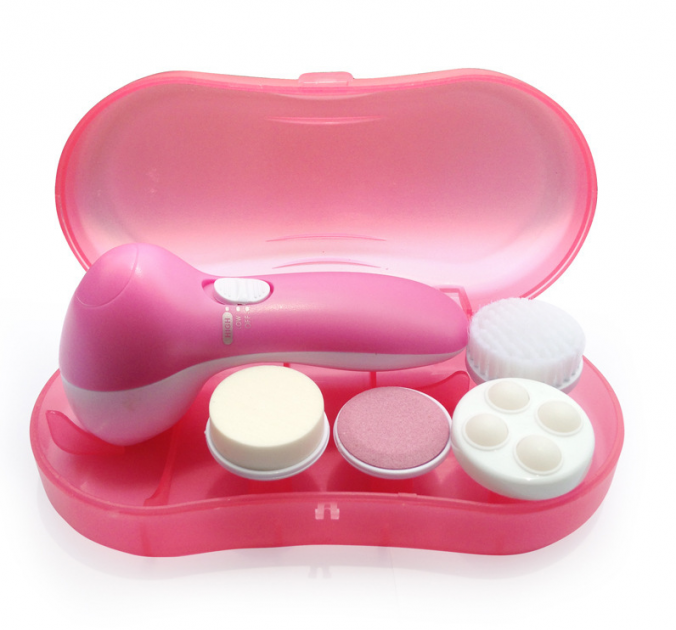 Портативний масажер для обличчя Beauty Care Massager AE-5291/8782 з 4 насадками