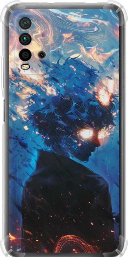 Чехол на Xiaomi Redmi 9T Сатору Годжо (6129sp-2257-42517)
