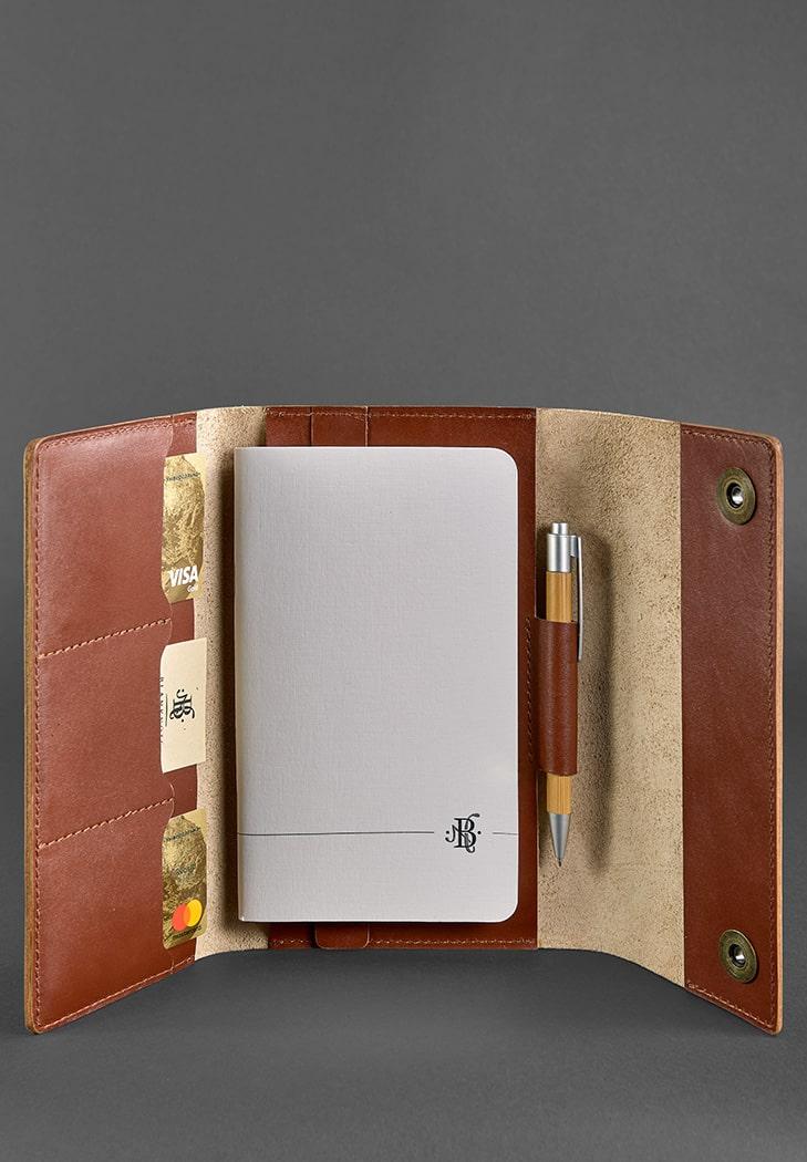 Блокнот шкіряний Софт-бук 5.0 Світло-коричневий (A-026614) - фото 3 Блокнот шкіряний Софт-бук 5.0 Світло-коричневий (A-026614) - фото 3