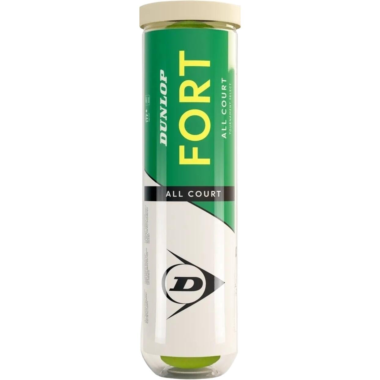 Набір м'ячів для тенісу Dunlop FORT ALL COURT TS 4B 4 шт. Жовтий (601607)