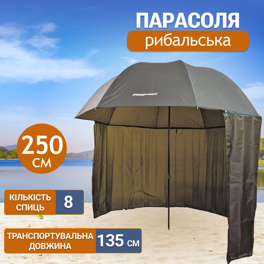 Парасолька рибальська Flagman UT25SPAG - фото 3