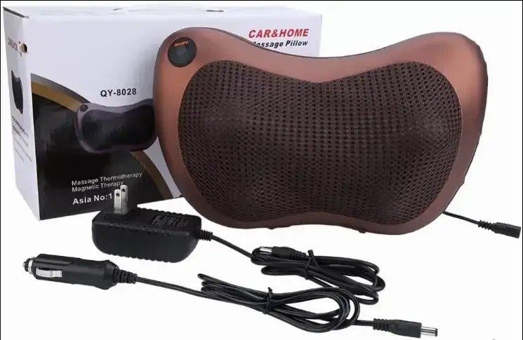 Подушка массажная Magic Massager pillow для шеи/спины/поясницы 31х20 см - фото 3