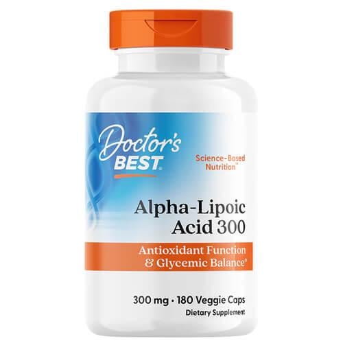 Альфа-липоевая кислота Doctor's Best Alpha-Lipoic Acid 300 мг 180 капс. (DRB-00277)