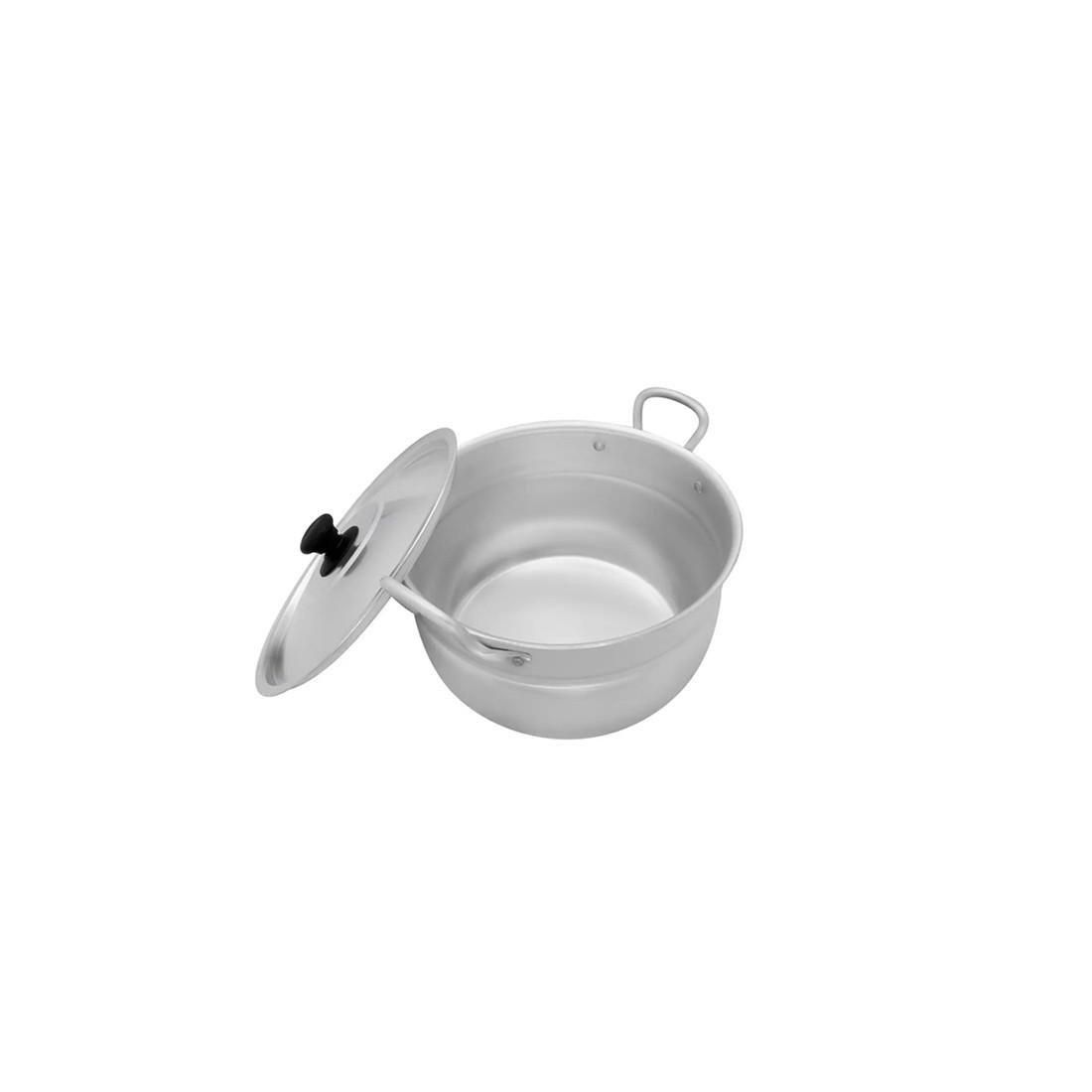 Кастрюля сферическая с крышкой Interos алюминиевая 1,6 л 18 см - фото 2