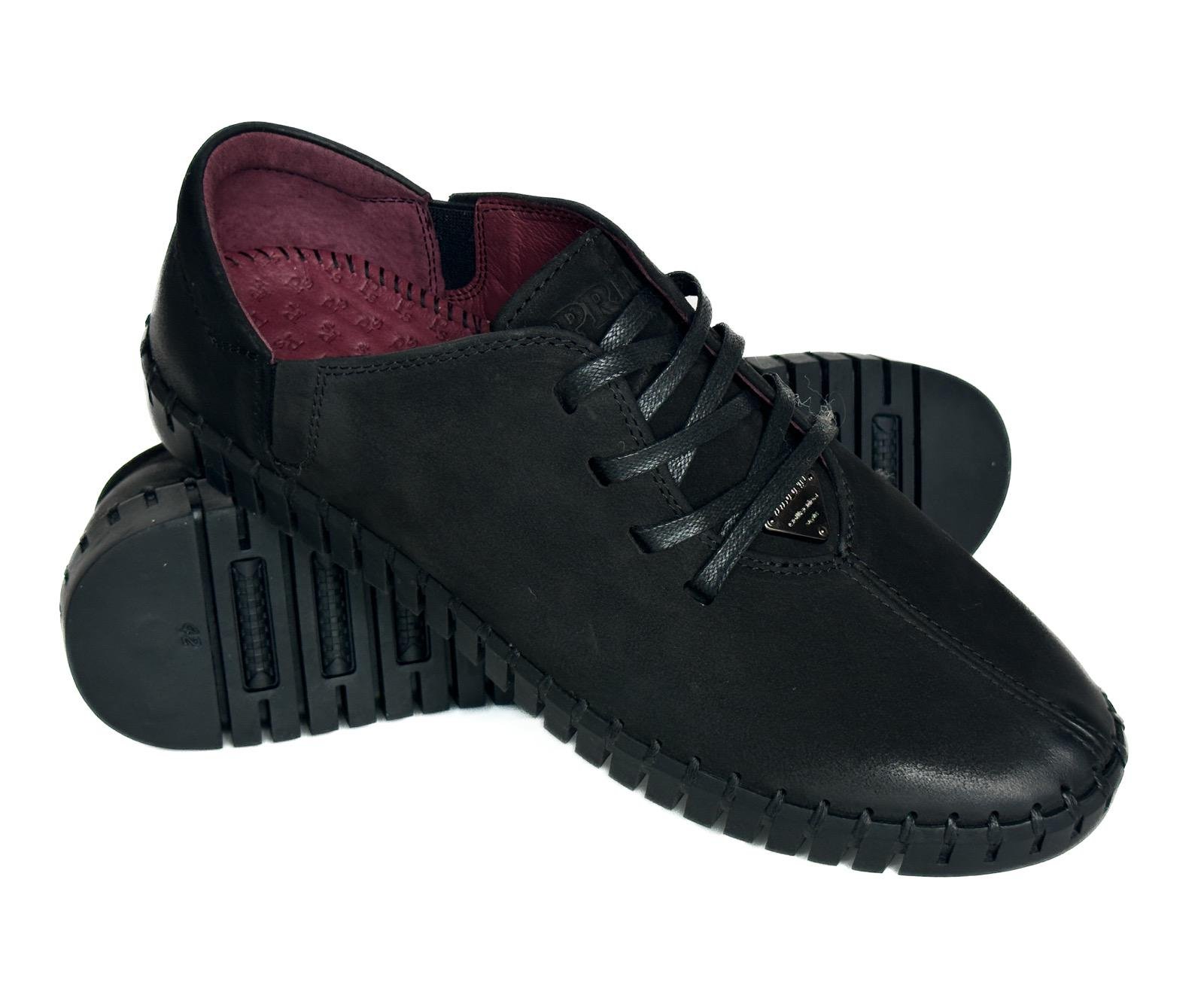 Мокасини чоловічі Prime Shoes нубукові р. 41 Чорний (19-034-70130)