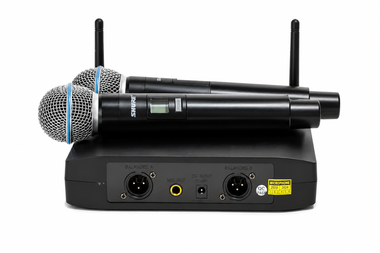 Радіосистема з двома ручними мікрофонами SHURE GLXD4/BETA58A - фото 3