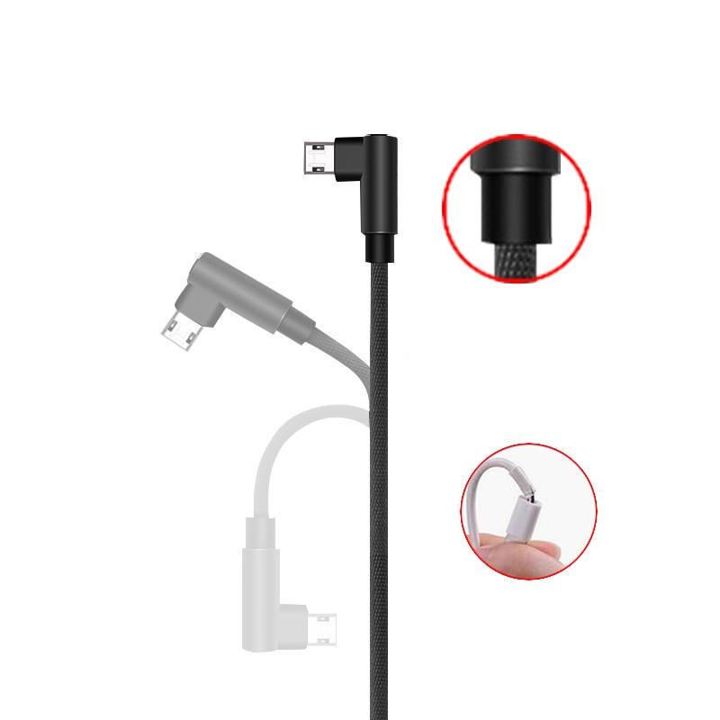 Кабель Suntaiho с угловыми разъемами для зарядки и передачи данных Micro USB 1 м Мятный - фото 5