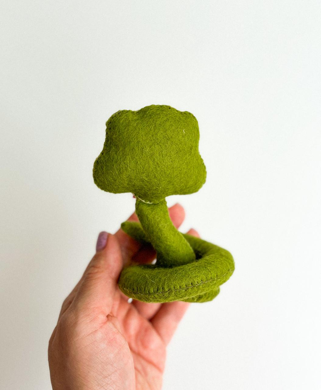 Іграшка з фетру ручної робота Змія (28857504) - фото 5 Іграшка з фетру ручної робота Змія (28857504) - фото 5