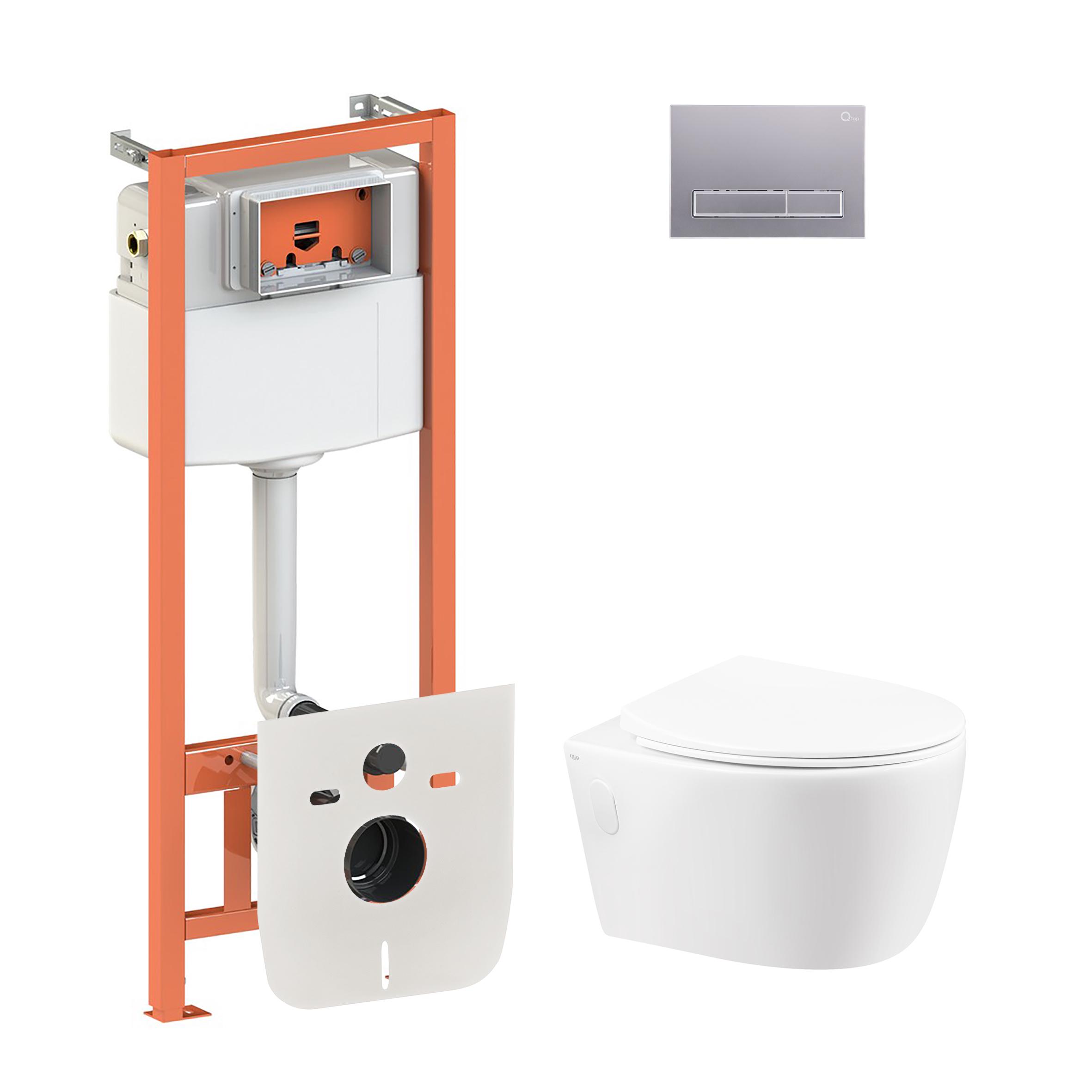 Комплект инсталляции Q-tap Nest/Leo QT11331002ERW0133M425M08382SAT с унитазом кнопка Сатин (124783) Комплект инсталляции Q-tap Nest/Leo QT11331002ERW0133M425M08382SAT с унитазом кнопка Сатин (124783)