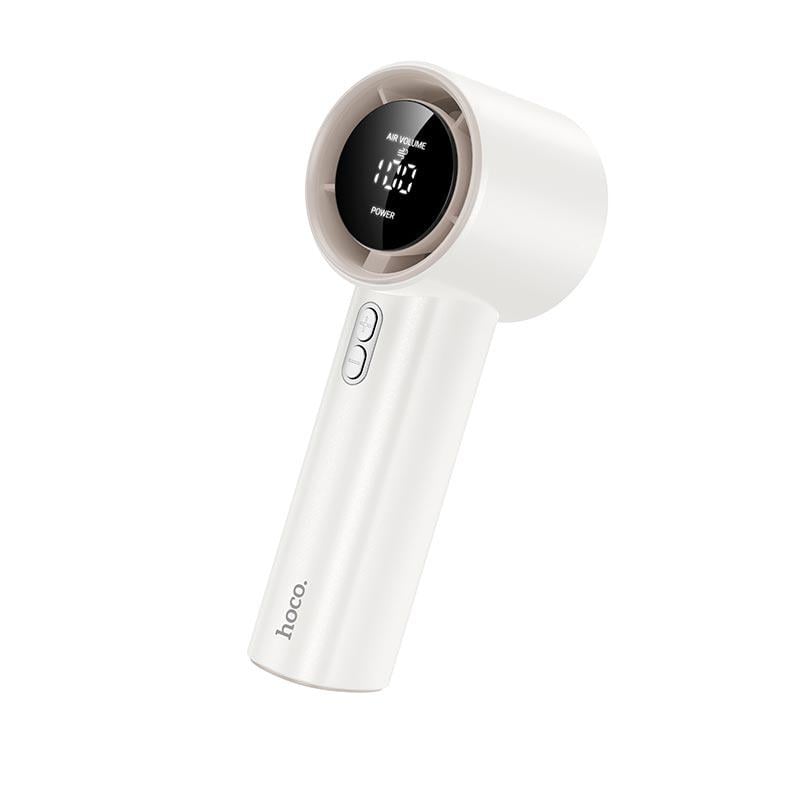 Вентилятор ручний з LED-дисплеєм Hoco HX64 3600 mAh Білий (27457142) Вентилятор ручний з LED-дисплеєм Hoco HX64 3600 mAh Білий (27457142)