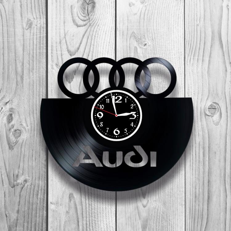 Часы настенные Audi 0478 из виниловой пластинки