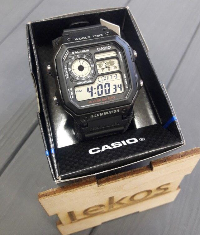 Мужские Часы Casio AE-1200WH-1AVEF Кварцевые - фото 6